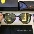 Polarized Oval Fesyen Sunglasses untuk Memandu